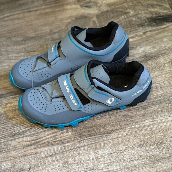 NEW PEARL IZUMI X-Alp Divide Moutain Bike Cycling Shoes Gray/Black Women's 42 - Picture 10 of 12